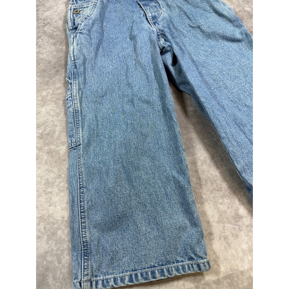 Vintage 1999 Gap Denim Overalls XS Blue Cotton Carpenter Workwear Dungarees - Picture 3 of 14